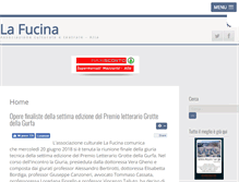 Tablet Screenshot of lafucinaalia.it